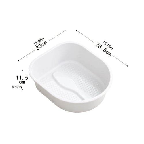 Plastic Foot Bath with Massage, Household Cleansing Tub, Lightweight and Portable, Ideal for Home Spas, Promotes Blood Circulation, and Relieves Fatig