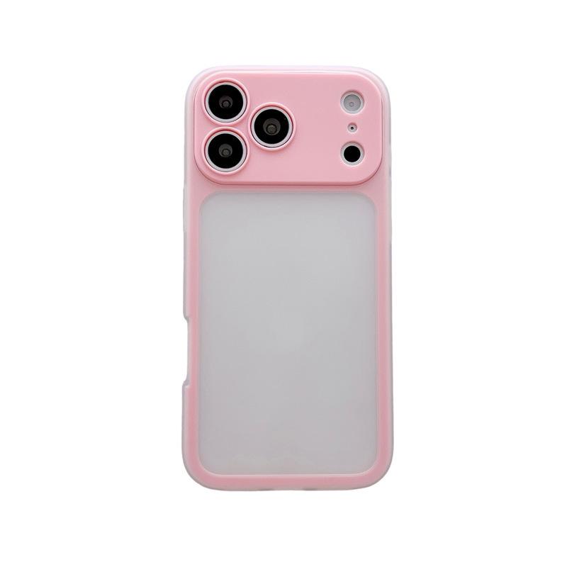 Macaron Frosted Dual-Function Case for iPhone 17 Pro Max - Drop-proof with Large Window