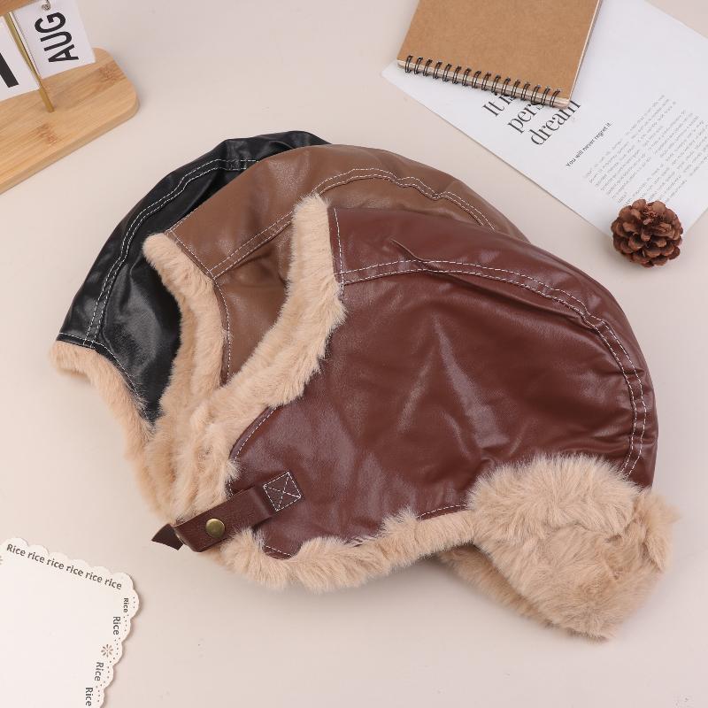Bomber Hat Men Women Thick Warm Fur Hat Fashion Male Female Winter Hat Black Brown Earflap Ski Cap