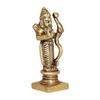 Gott Rama Idol, Pital Vishnu Ram Avatar Statue - Antikmessing, Gold - 18,1 cm