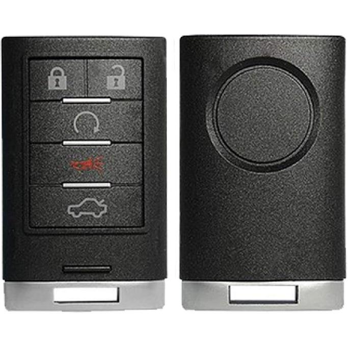 Smart Key Fob Case Shell Fit for Cadillac STS CTS 2008 2009 2010 2011 2012 2013 Replacement Keyless Entry Remote Car Key Housing Casing Outer Cover