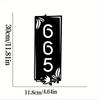Personalized Silver Metal House Nameplate - Glossy Wall Sculpture for Home, Dining Room & Front Porch Decor, Custom Sign.