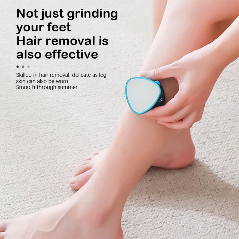 Double Sided Pedicure Tools Hair Removal Exfoliation Of Heel Foot Foot Plate File Foot Grinding Nano Glass Foot File