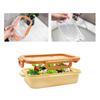 Vegetable Saver 2 Pieces Reusable Fruit And Veggie Savers Large Food Storage With Lids Stretch Pods Kitchen Organizer For Garlic