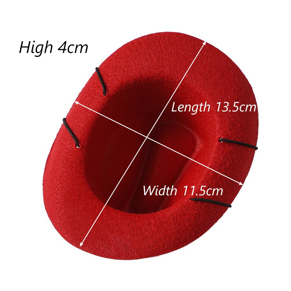 Solid Puppy Dog Cowboy Hat Western Cowboy Style Pet Hats for Small Medium Dogs Yorkshire Chihuahua Cat Caps mascotas Accessories