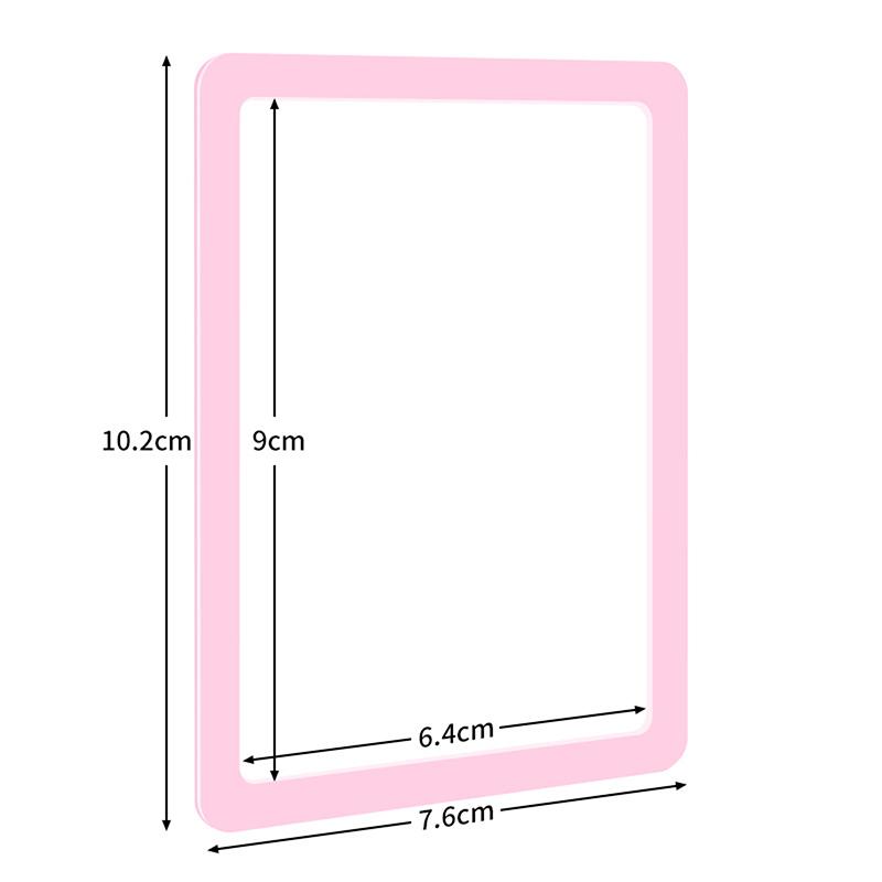 5Pcs Hard Edged Card Sleeve Protective Shell Plastic Material Card Sleeve Anti Fall Protective Shell Providing Protection