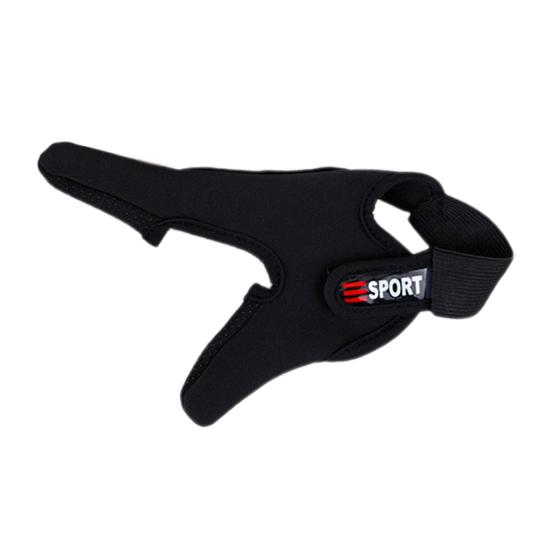 Rękawice wędkarskie antypoślizgowe odporne na przebicie unisex dwupalcowe do kontroli żyłki podczas zarzucania ochrona palców rękawice sprzęt wędkarski