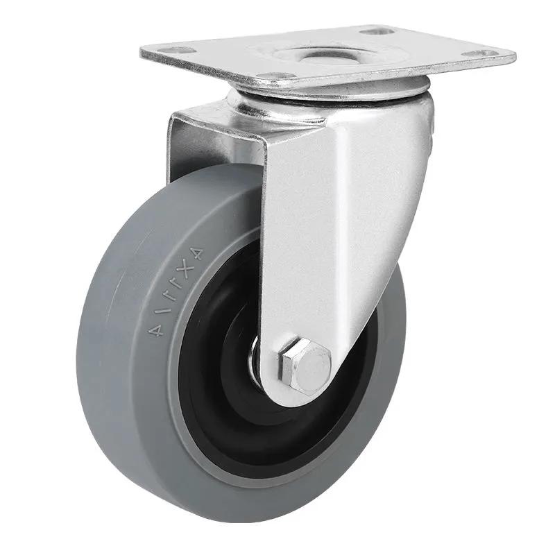 TPR Rubber Silent Universal Caster Wheel