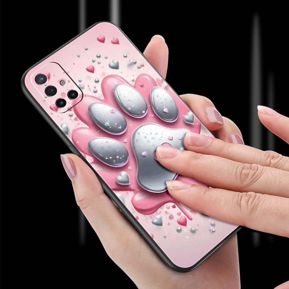 Phone Case For Oneplus 13R 13 12 10T 11 R10 Nord N100 N200 N10 9 9R CE 2 3 Z Pro Lite 5G Soft TPU Cover Og Paw Print Aesthetics