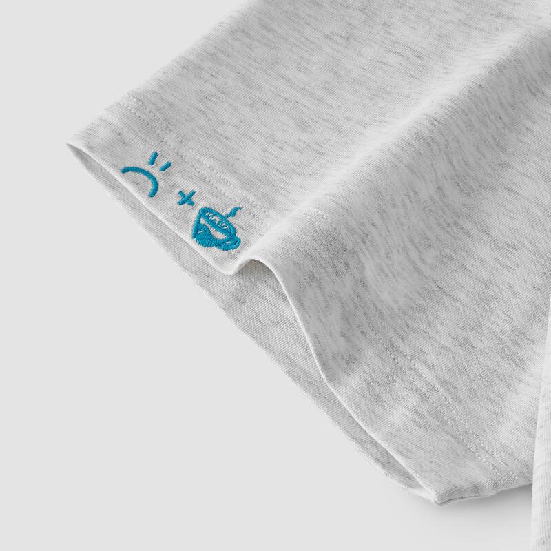 Semir Damen Locker Geschnittenes T-Shirt mit Stickerei und Buchstabenprint, Kurzarm