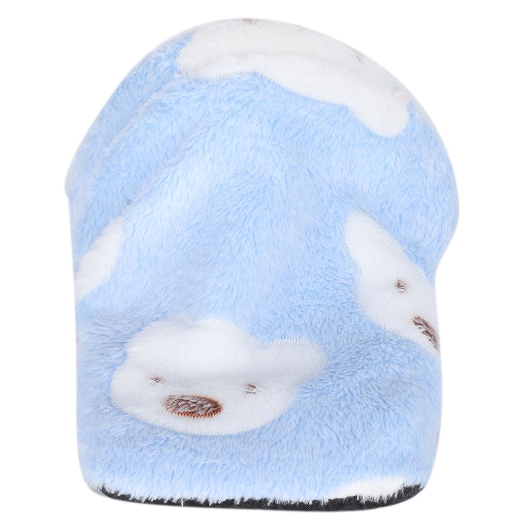 Mini Pet Winter Sleeping Bed Cage Removeable Hamster GuineaPigs Warm House Cave(Blue S)