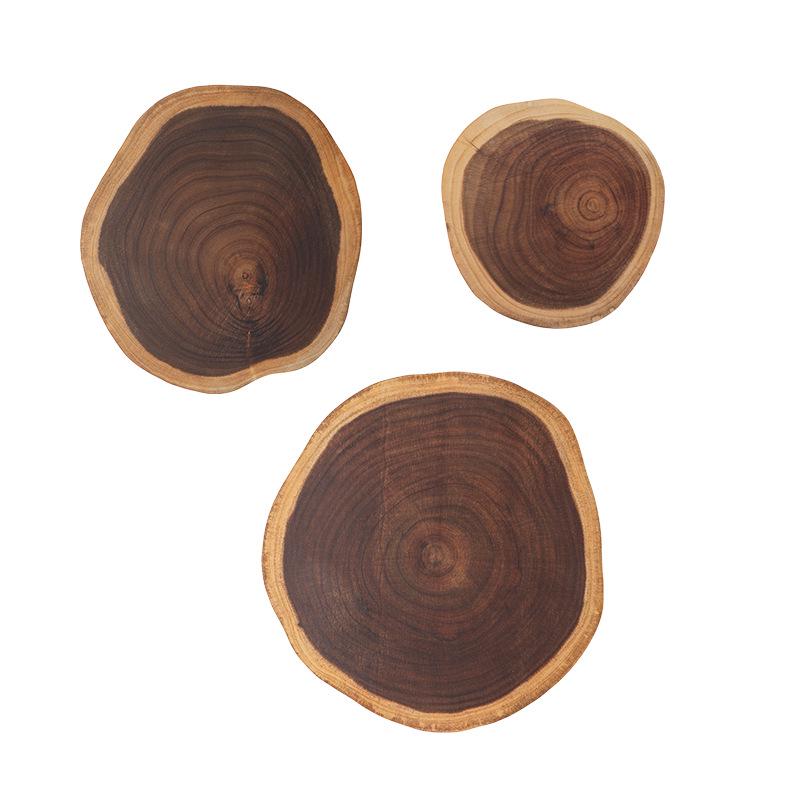 Creative Solid Wood Acacia Chopping Board - Original Natural Cut for Fruits