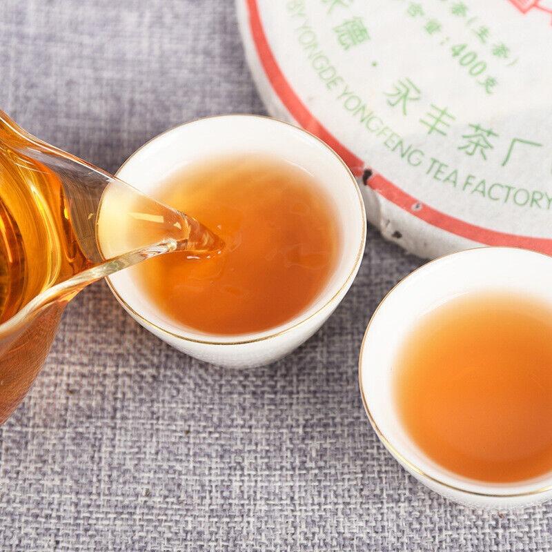 Чай Пуэр Сырой чайный пирог 400 г Старое чайное дерево Чайный пирог Полезный напиток — фото 5