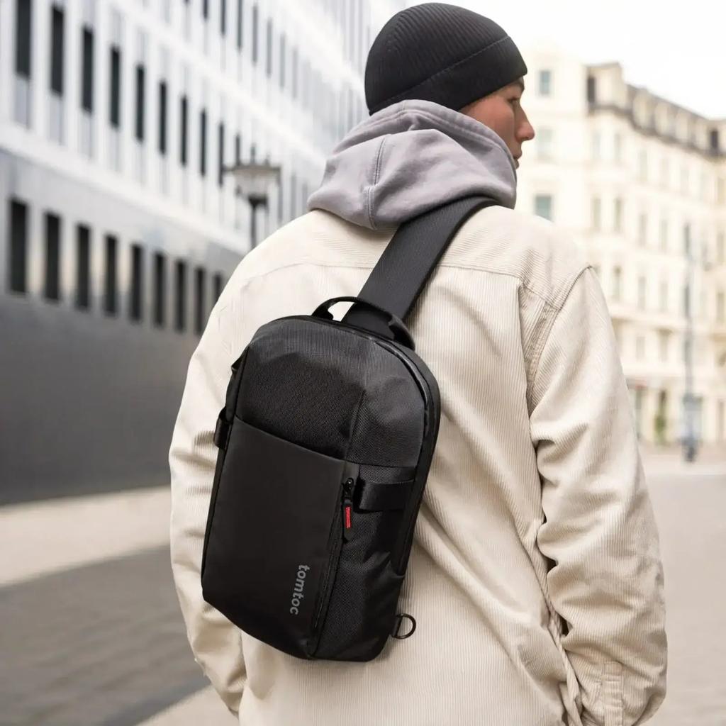 Tomtoc - Navigator-T24 Sling Bag M - Shoulder Bag Black