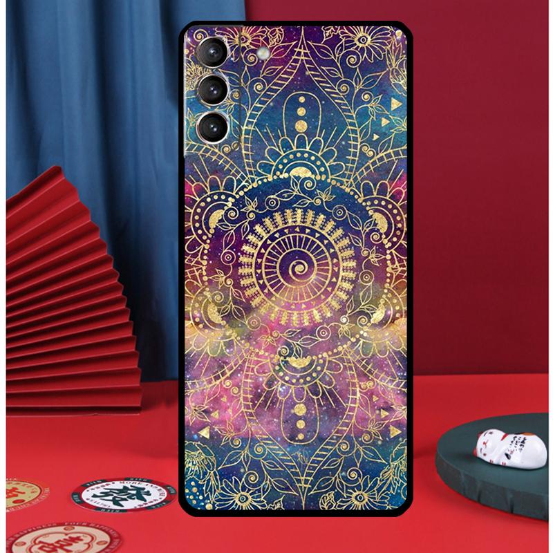Mandala Mandala Phone Case For Samsung Galaxy S25 Ultra S9 S10 S20 S21 S22 Plus S23 FE S24 Ultra Back Cover