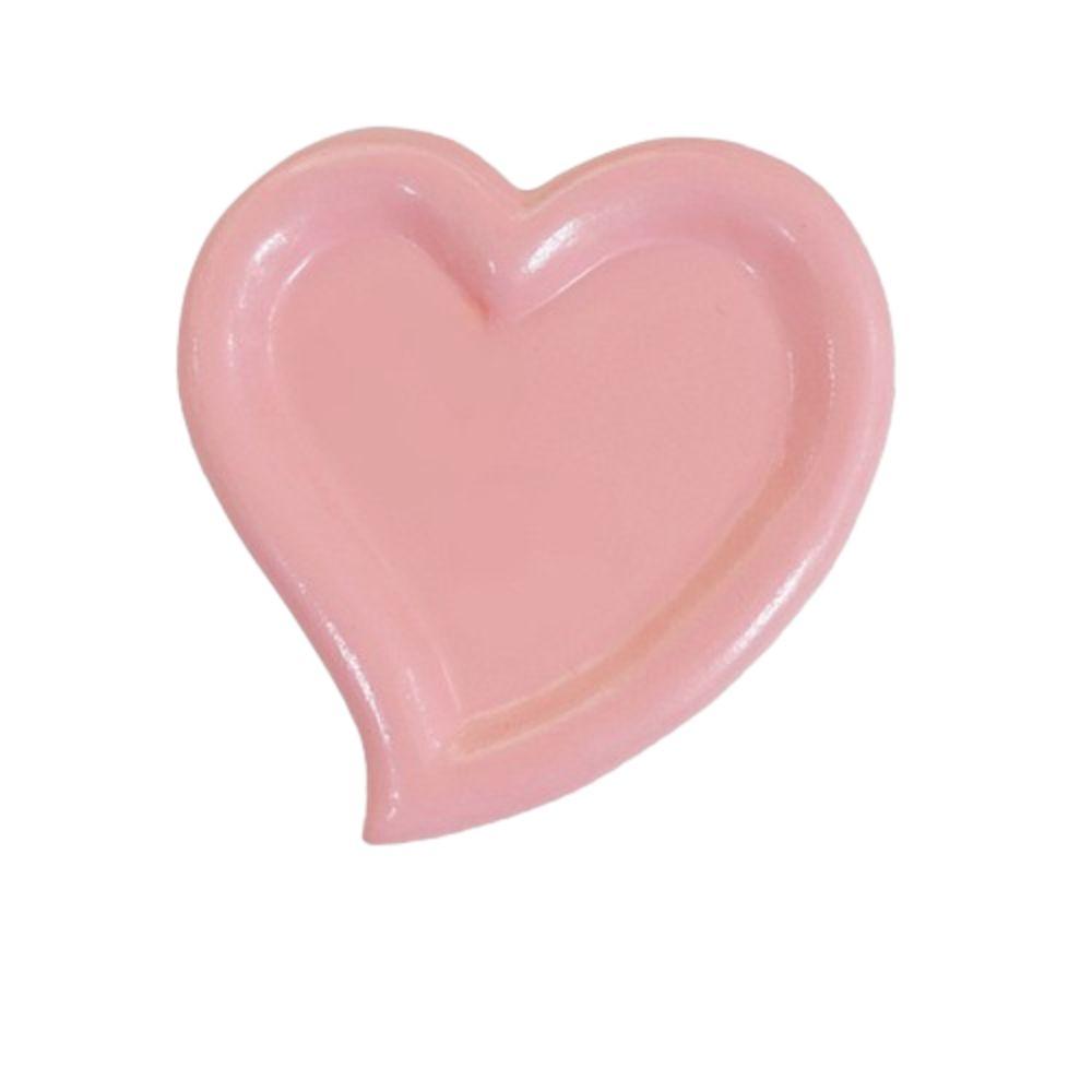 

Ins Jewelry Display Stand Resin Jewelry Tray Holder Jewelry Tray Necklace Display Tray Craft Show pink-love heart