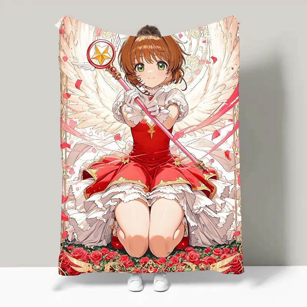 Card Captor Sakura Blanket Design Lightweight  For Dorms, Naps, Living Room, Office,Sofa,All-Season