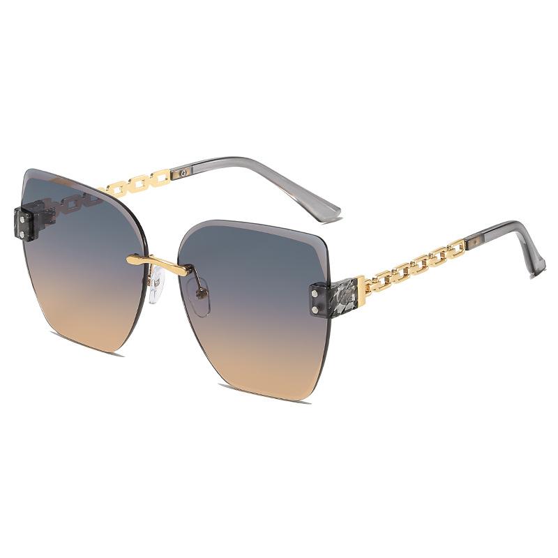 Sunglasses For Women, High-End Driving Sunscreen, Sunglasses With Personality, Large Frame, Round Face And Thin Glasses For Men