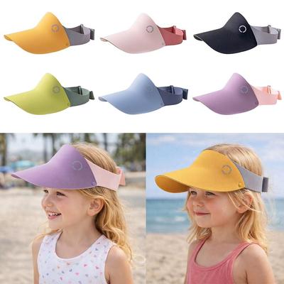 Gifts One-piece Seamless Visor Cap Adjustable Breathable Children's Sun Cap UV Protection Sun Protection Hat