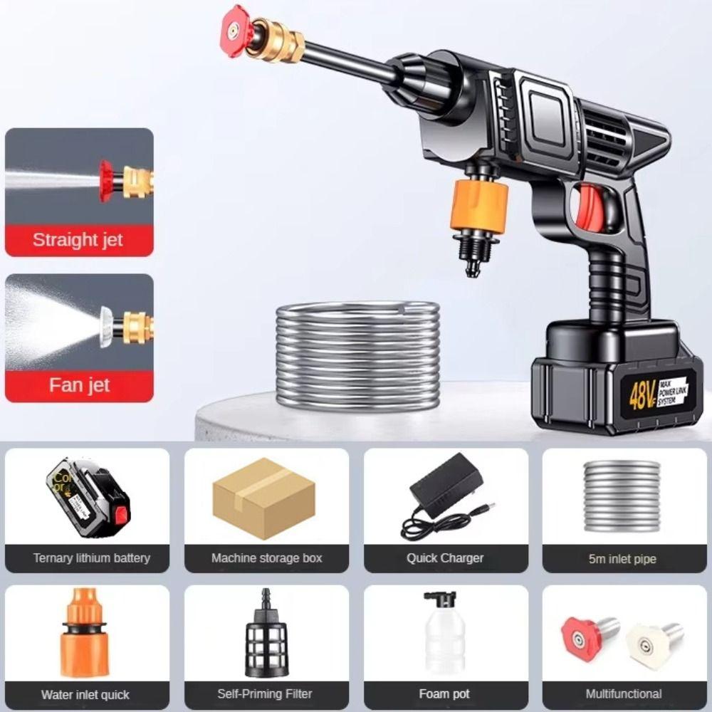 High-voltage Lithium Battery High Pressure Car Washer Electric Car Washer  Car Maintenance