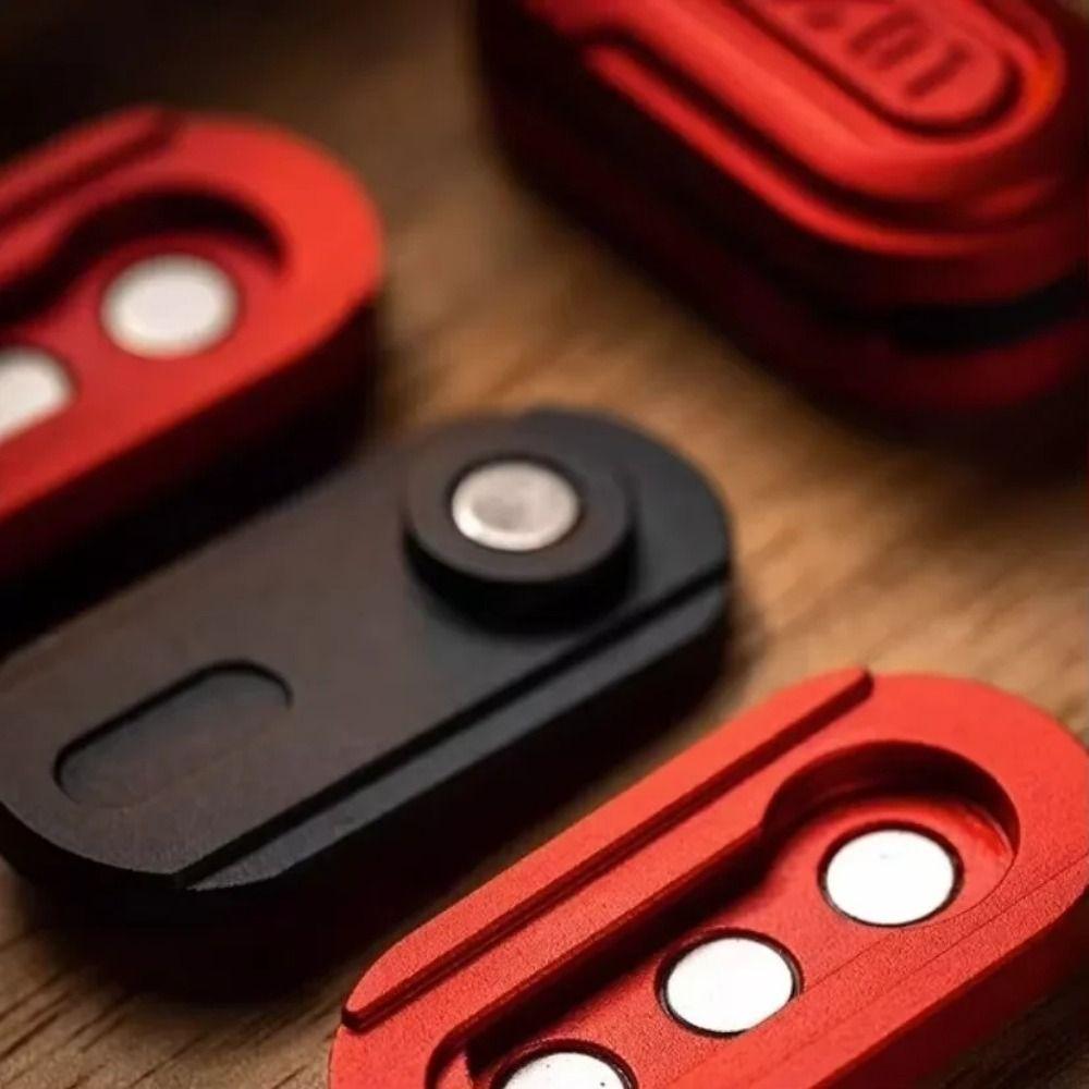Smooth Surface Fidget Slider Three-layer Magnetic Slider Creative Metal Fidget Toys  Office Home