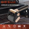 New Electric Roller Grill Brush w/ LED Light StainlessSteel Bristle-Free Cleaner Brush Repalceable Brush Head USB BBQ Clean Tool