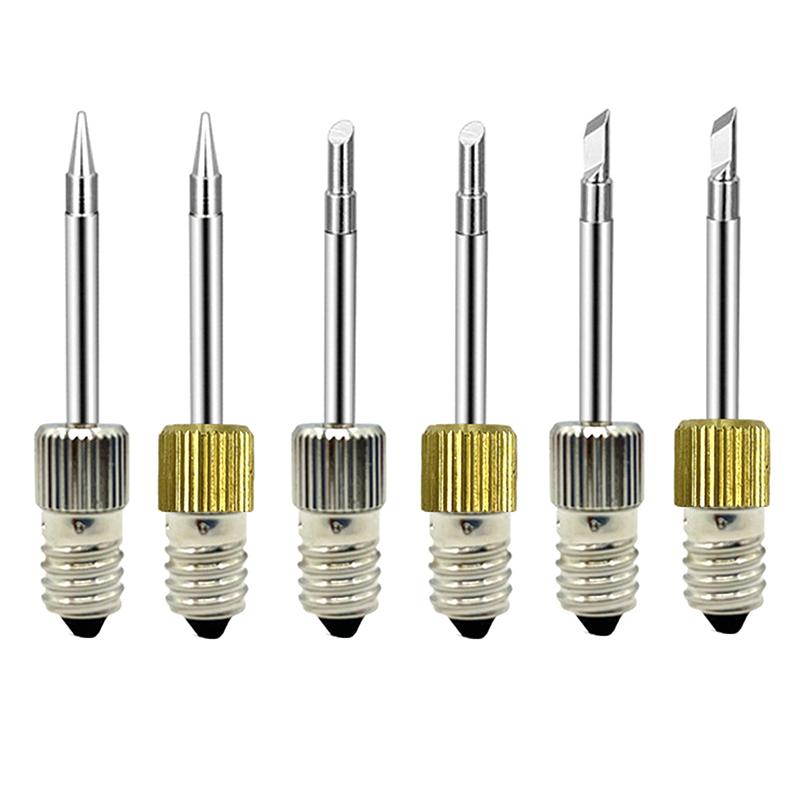 1pcs Wireless Battery Soldering Iron Head Soldering Iron Tip E10 Interface Welding Tips USB Soldering Tip Soldering Tools Set