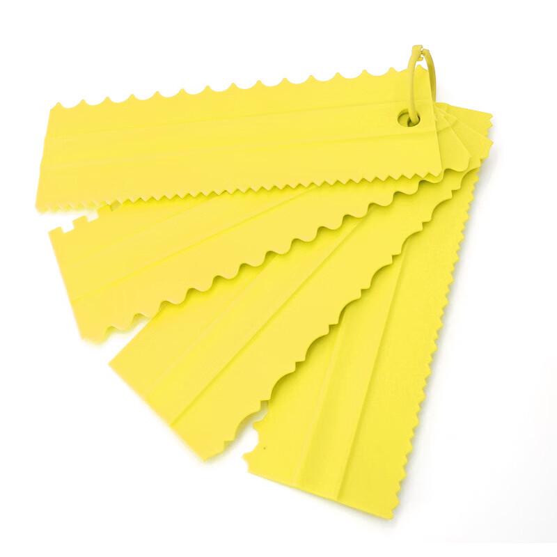 Ruhan Plastic Baking Scraper & Spatula Set