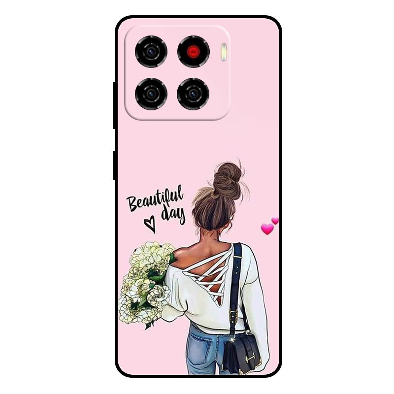 

For ZTE Blade A56 4G Case Z2473 Silicone Luxury Space Soft Bumper for ZTE Blade A56 A 56 BladeA56 Phone Cover TPU Funda Shell ZTE Blade A56