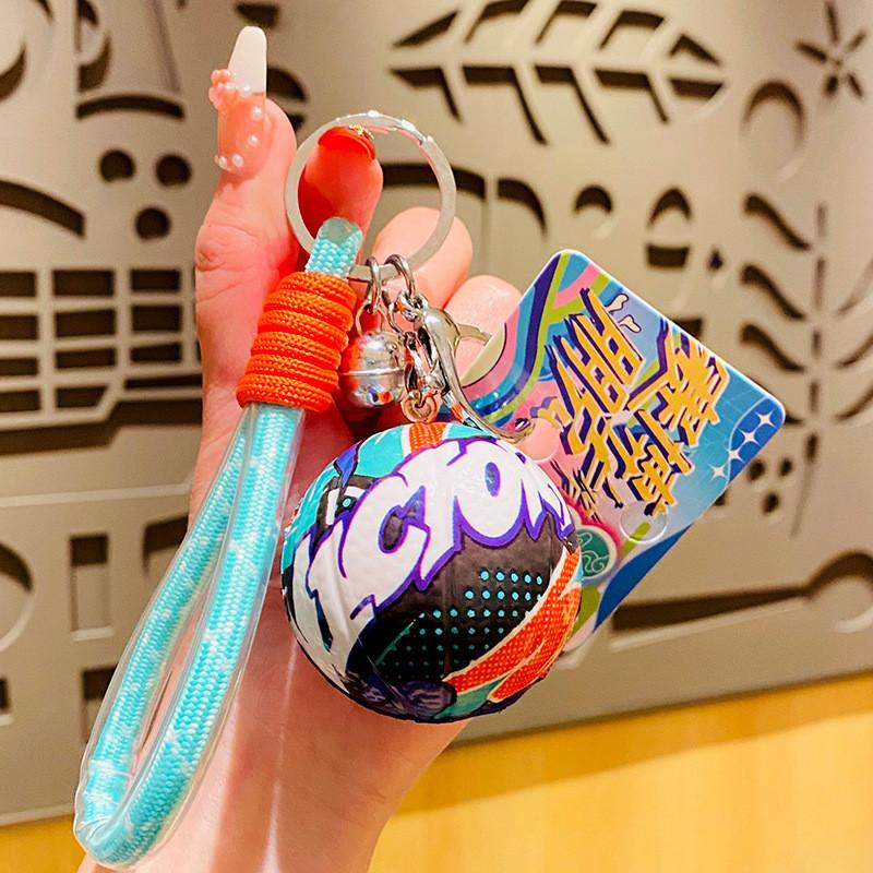 

Stylish Basketball Creative Keychain Soft Pu Material Ideal For Couples Friends And StyleA