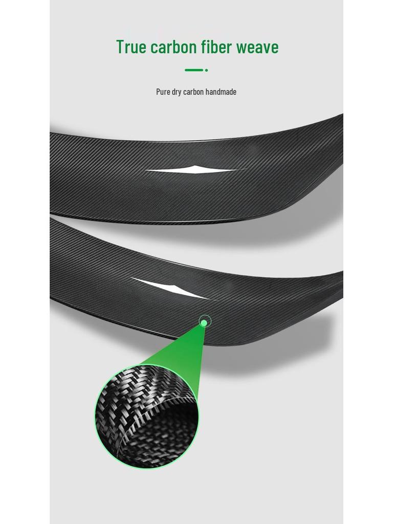 Dry Carbon Fiber Rear Wing Spoiler for 22 Subaru BRZ & Toyota GR86