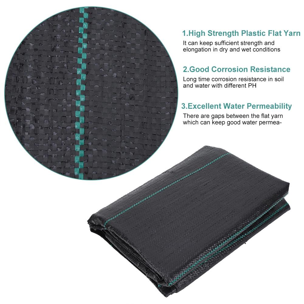 2X5M Gartenboden Unkrautbekämpfungsgewebe, Bodendeckgewebe Unkrautvlies für Garten Heimgebrauch