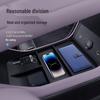 Dark Blue Center Console Storage Box for L06 Car Armrest: 26 Models Compatible