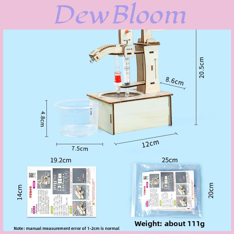 Science Experiment Diy Hand Pump Kit For Kids Educational Science Toys