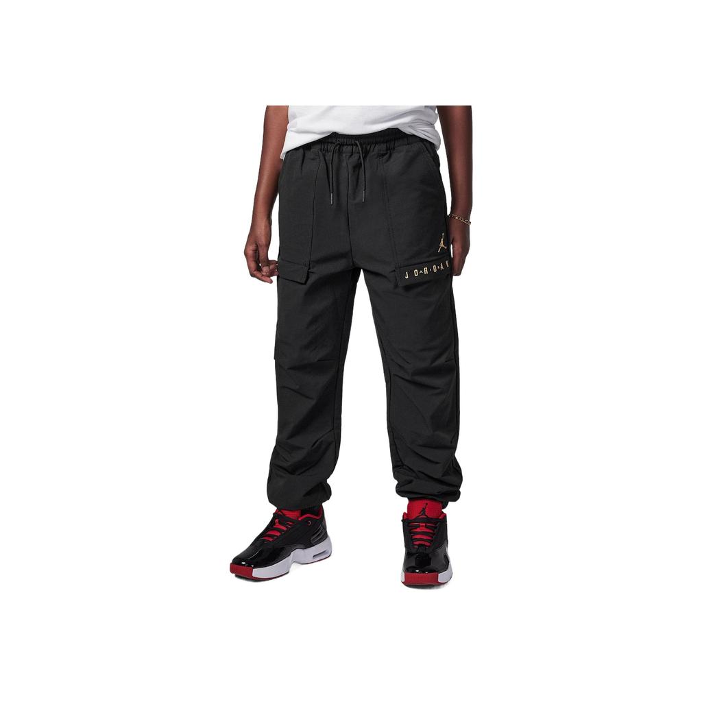 Jordan Pants New Year Transformation Series Comfortable Breathable Soft Kids bottoms Black IF3745-010