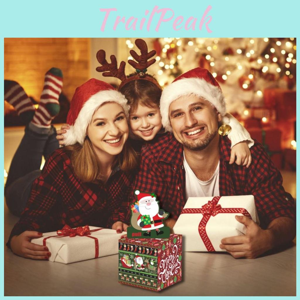 Christmas Party Decor Gift Box With Red Themed For Holiday Celebrations