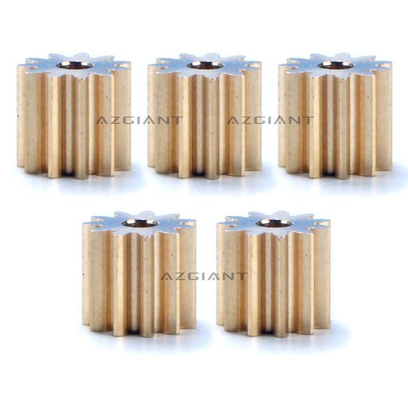 11T 5pcs copper gear for motor FC280 260 130 140 car DC motor hatchback pinion brass 5pcs gears