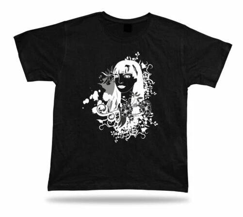 Black and White Lady tee stylish t shirt modern design special gift apparel 2XL