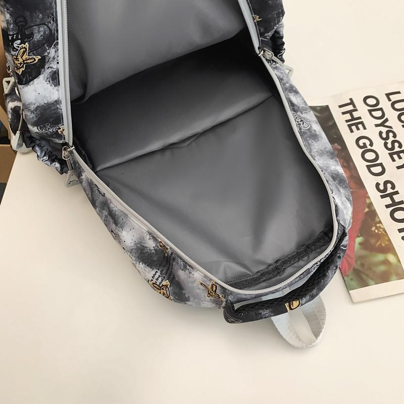 Студенческая школьная сумка кампуса с принтом граффити — фото 9