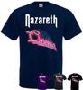 Nazareth Kino T-Shirt Hard Rock Band Schwarz Graphit Lila Alle Größen S5XL