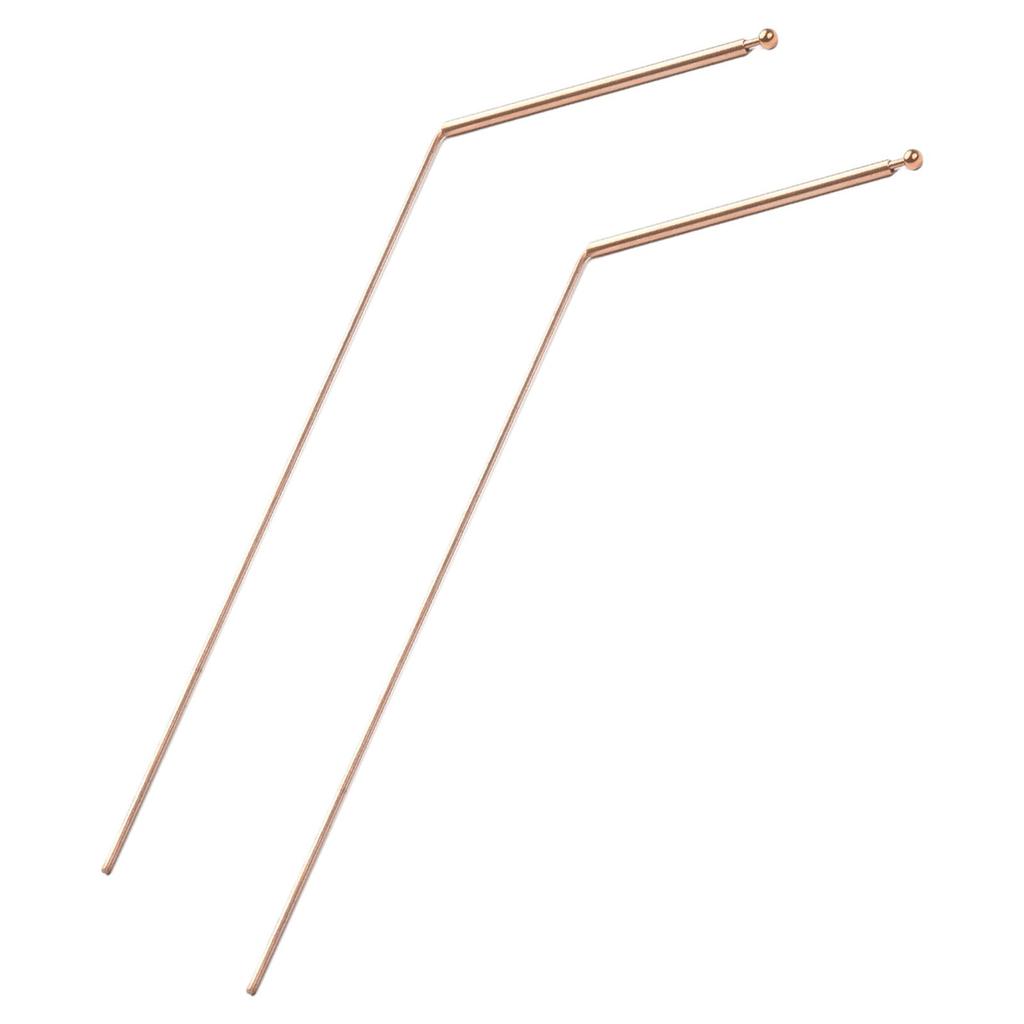 Měděná sonda s plochou hlavou Kulatá kovová sondovací tyč 2 tyče