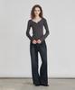 ITOV SEOUL Ribbed V-Neck Knit Ch