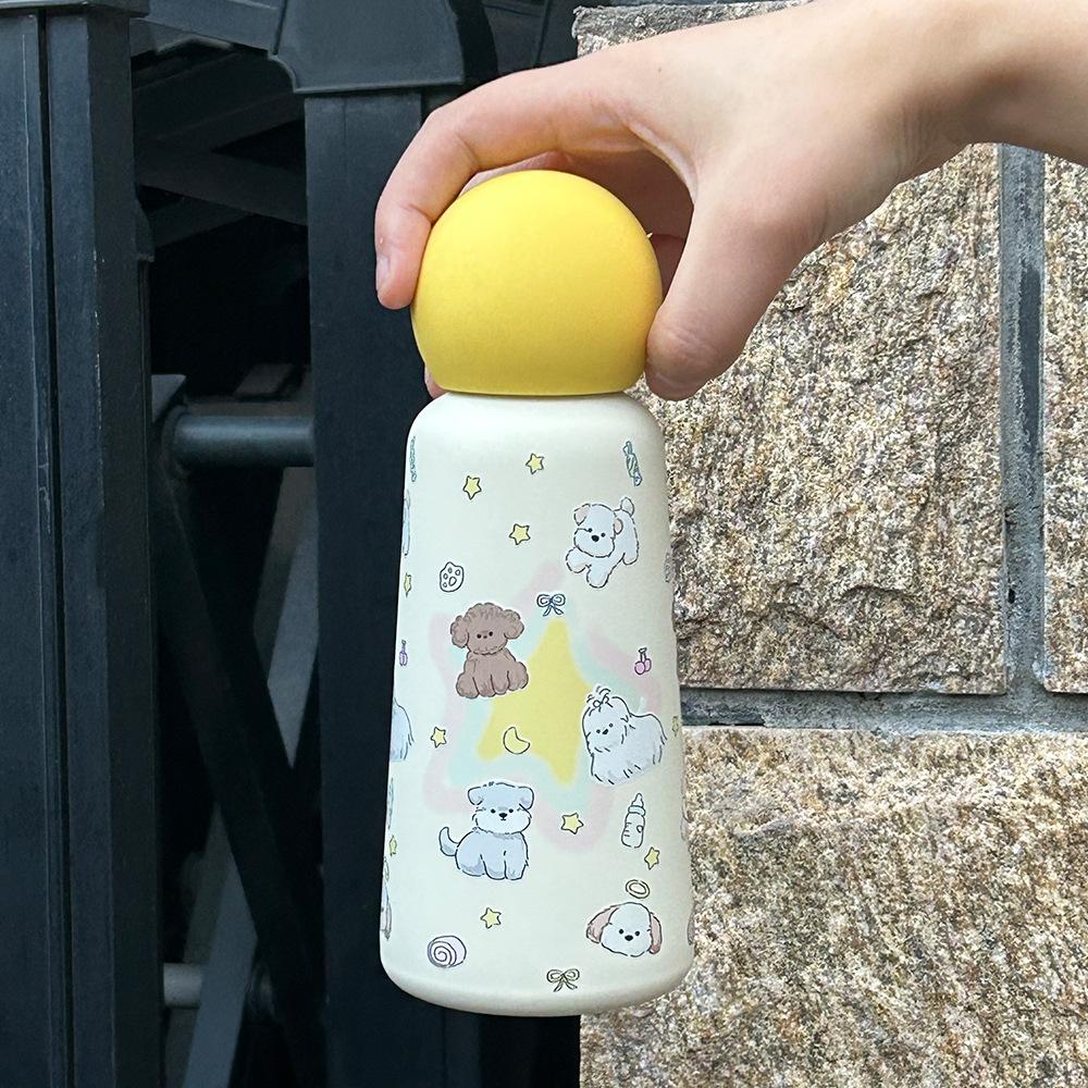 350Ml Stainless Steel 316 Thermos Cup Creative Cute Student Children Portable Outdoor Sports Water Cup
