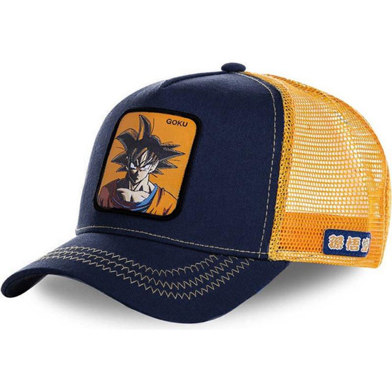 Dragon Ball Goku Embroidered Baseball Cap With Sun Protection For Casual Wear