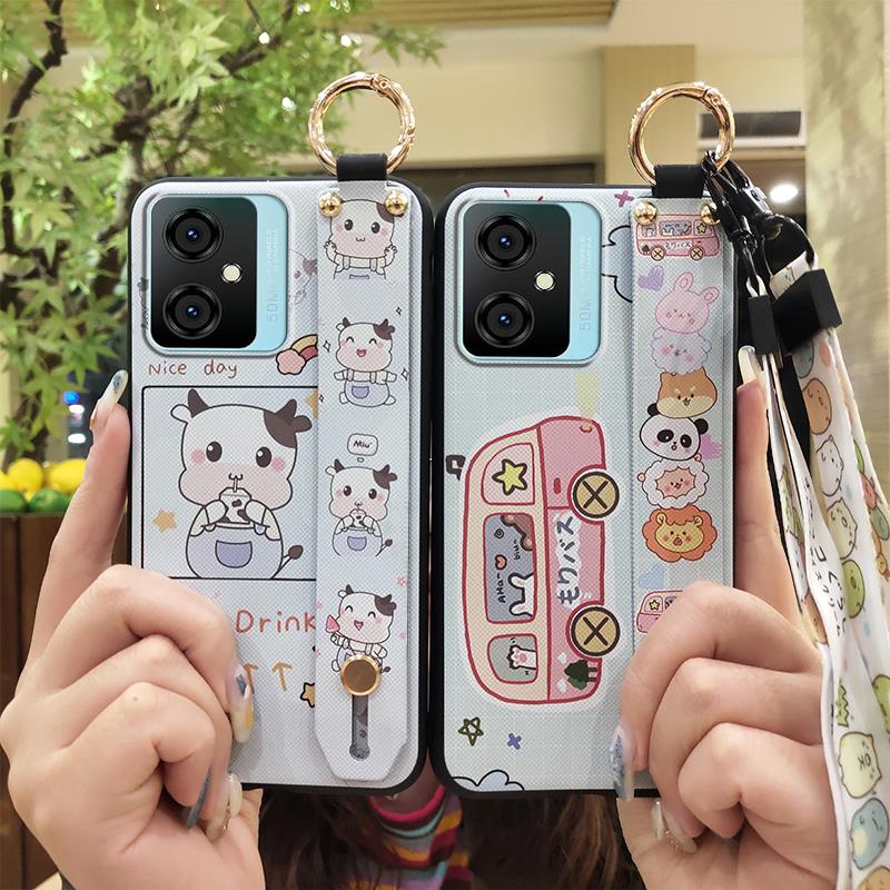 Waterproof Soft case Phone Case For Blackview Oscal C70 Durable Dirt-resistant Phone Holder Lanyard Wristband Anti-dust