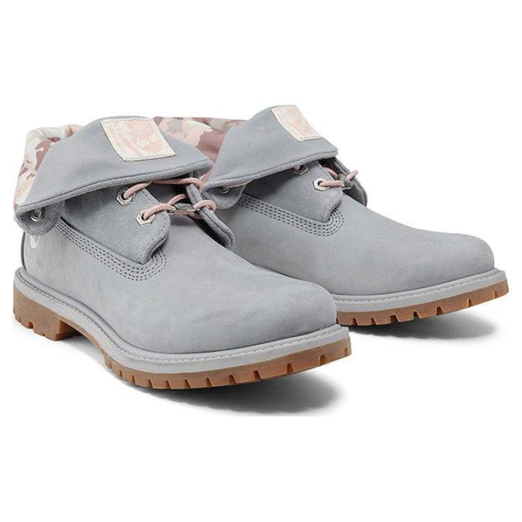 Timberland Premium Series Comfortable Trendy Martin Boots Women boots Gray A2GYB