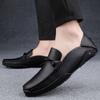 Leather Loafers Shoes Men Business Office  New Slip On Shoes Luxury Flats Comfort Walk Sneakers Korean Version Casual Shoes