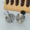 1Pc Coffee Tamper, Coffee Tamper, Stainless Steel Smooth Bottom or Threaded Bottom, Three Sizes: 51mm, 53mm, and 58mm