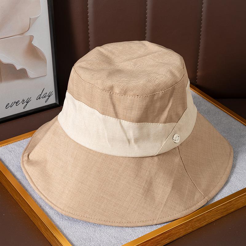 Summer Hat Women's Bucket Hat Sunshade Sun Protection Hat Summer Outdoor UV Protection Big Brim