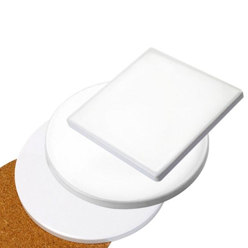 DIY Painting Coaster Cup Holders for Drinks Ceramic Car Coaster Car Product Round Sublimation Coaster Car Coaster